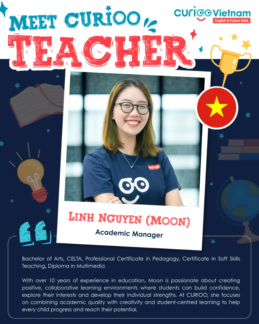 Linh Nguyen (Moon) – giáo viên CURIOO Việt Nam