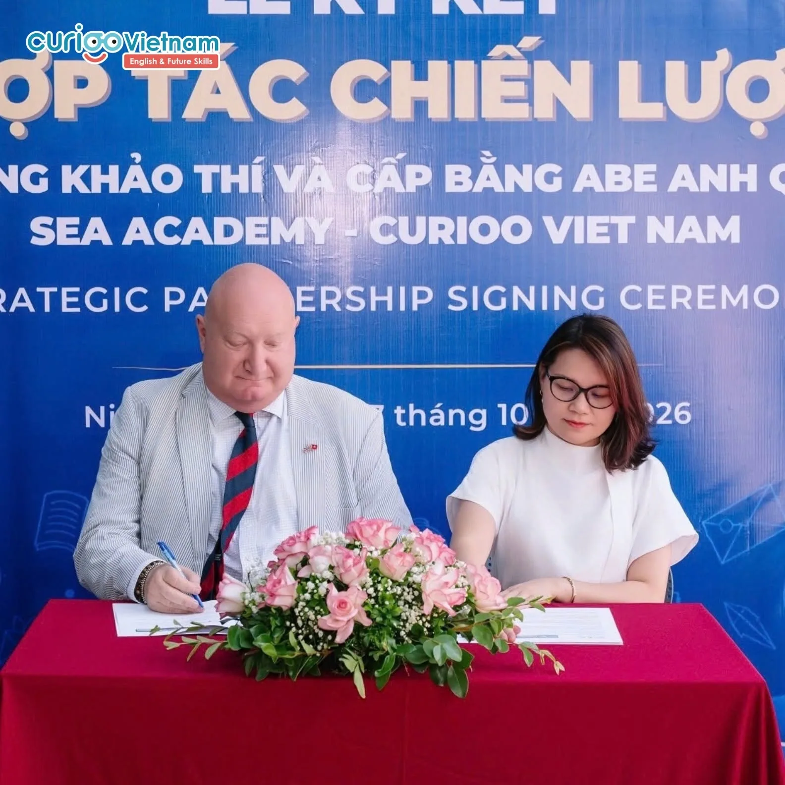 Đại diện ABE Anh Quốc và CVN ký biên bản hợp tác chiến lược
