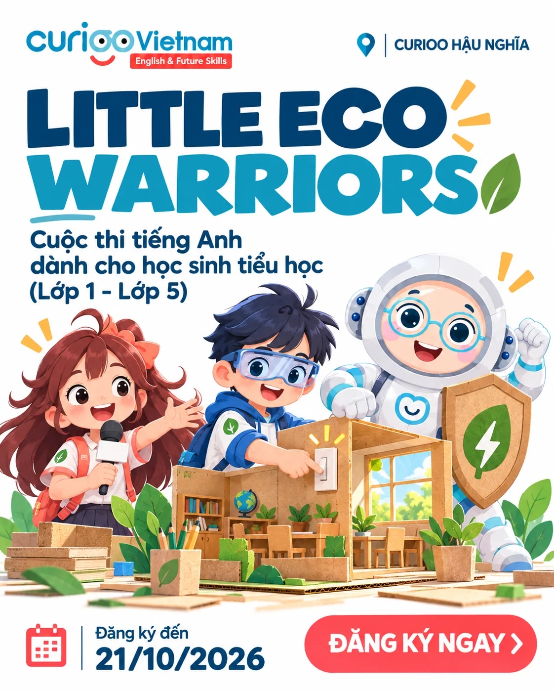 Cuộc thi tiếng Anh trẻ em Little Eco Warriors 2026
